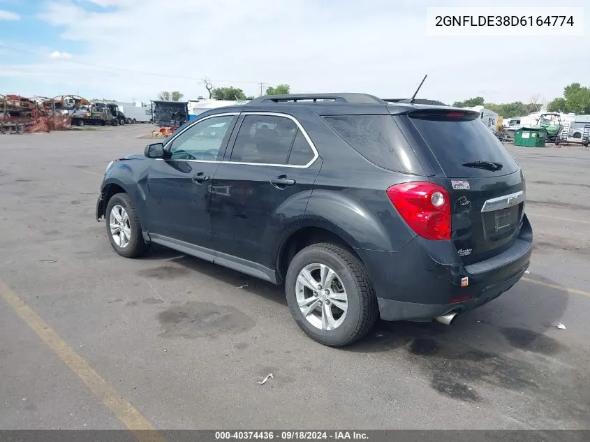 2013 Chevrolet Equinox 1Lt VIN: 2GNFLDE38D6164774 Lot: 40374436