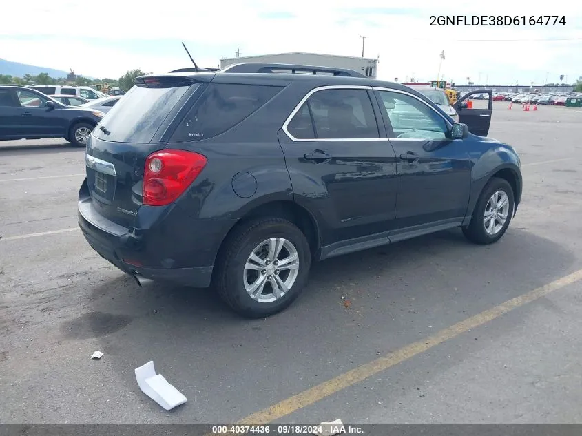 2013 Chevrolet Equinox 1Lt VIN: 2GNFLDE38D6164774 Lot: 40374436