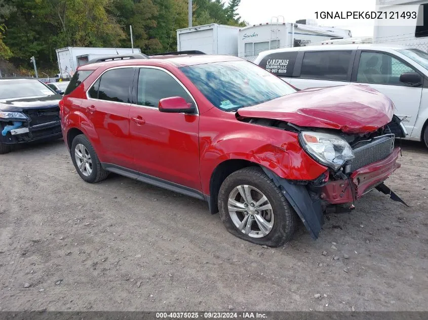 2013 Chevrolet Equinox 2Lt VIN: 1GNALPEK6DZ121493 Lot: 40375025