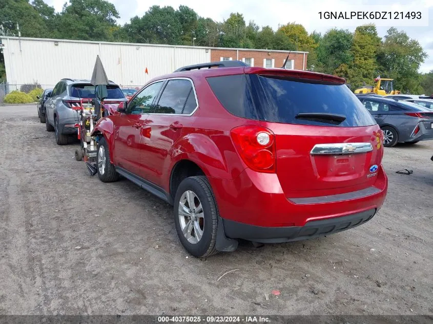 2013 Chevrolet Equinox 2Lt VIN: 1GNALPEK6DZ121493 Lot: 40375025