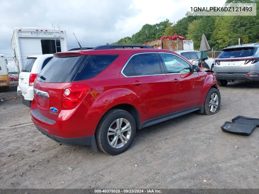 2013 Chevrolet Equinox 2Lt VIN: 1GNALPEK6DZ121493 Lot: 40375025