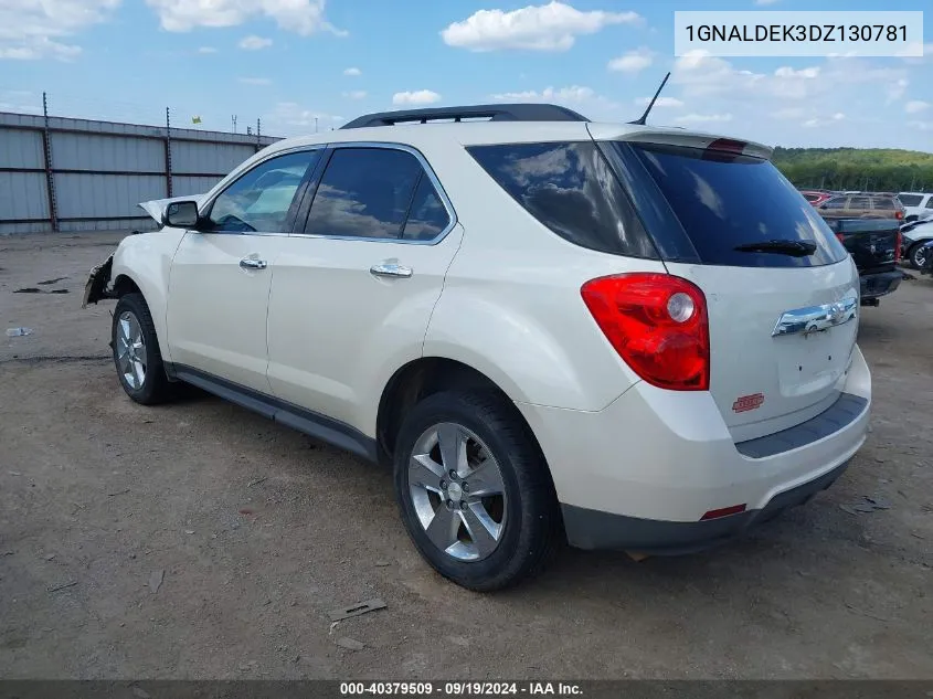 1GNALDEK3DZ130781 2013 Chevrolet Equinox 1Lt