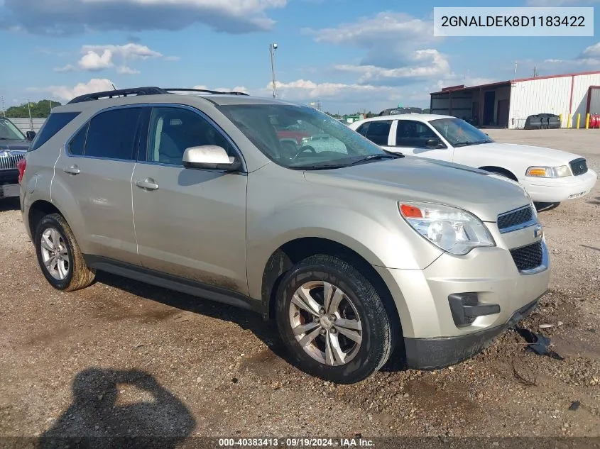 2013 Chevrolet Equinox 1Lt VIN: 2GNALDEK8D1183422 Lot: 40383413