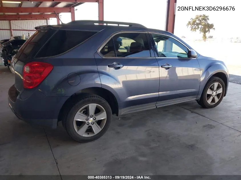 2013 Chevrolet Equinox 2Lt VIN: 2GNFLNEK3D6296676 Lot: 40385313