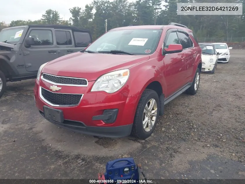 2013 Chevrolet Equinox 1Lt VIN: 2GNFLEE32D6421269 Lot: 40386958