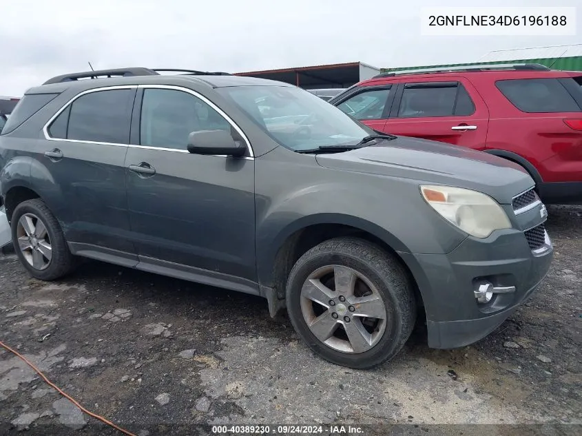 2013 Chevrolet Equinox 2Lt VIN: 2GNFLNE34D6196188 Lot: 40389230