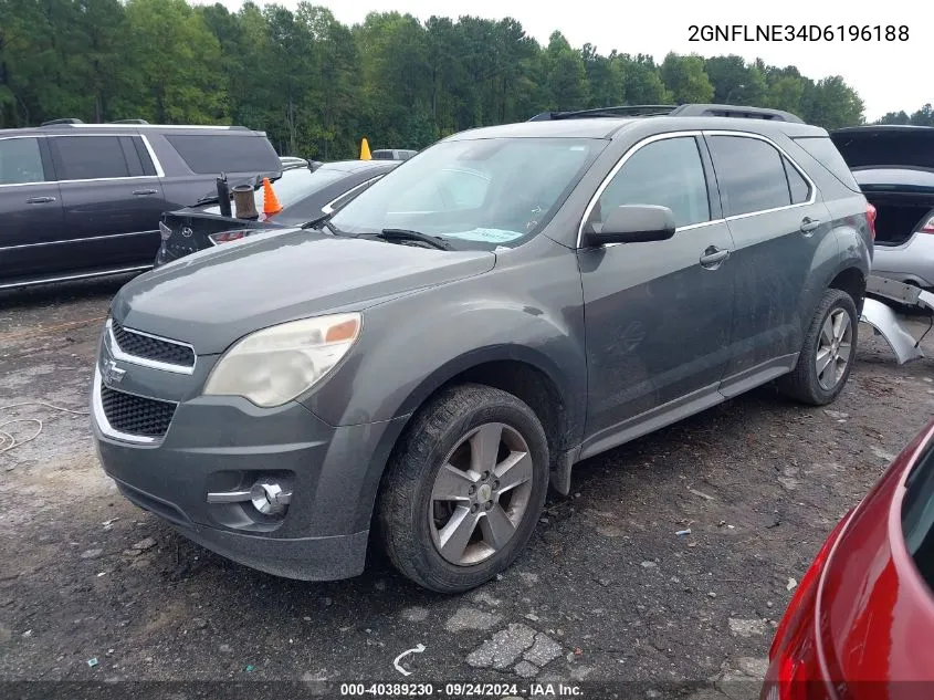 2013 Chevrolet Equinox 2Lt VIN: 2GNFLNE34D6196188 Lot: 40389230