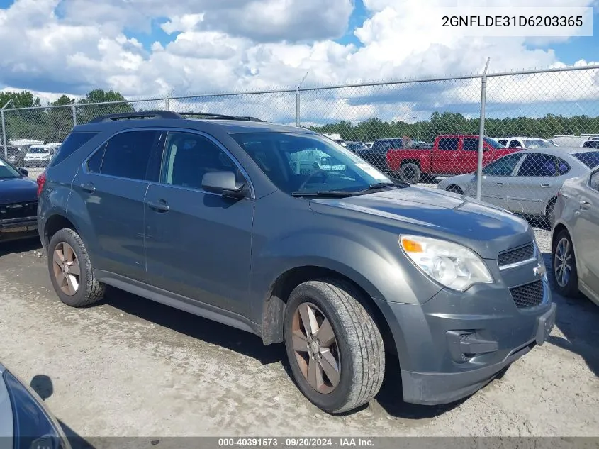 2013 Chevrolet Equinox 1Lt VIN: 2GNFLDE31D6203365 Lot: 40391573