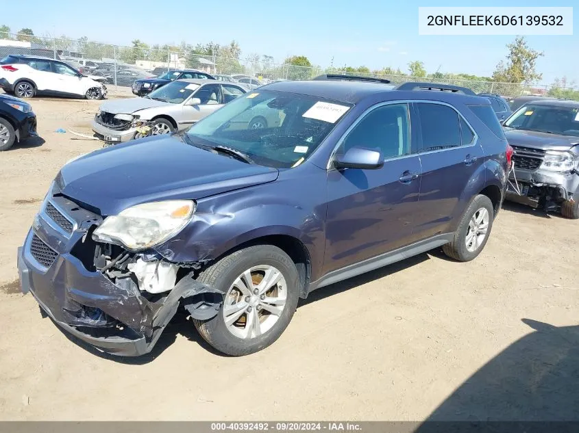 2013 Chevrolet Equinox 1Lt VIN: 2GNFLEEK6D6139532 Lot: 40392492