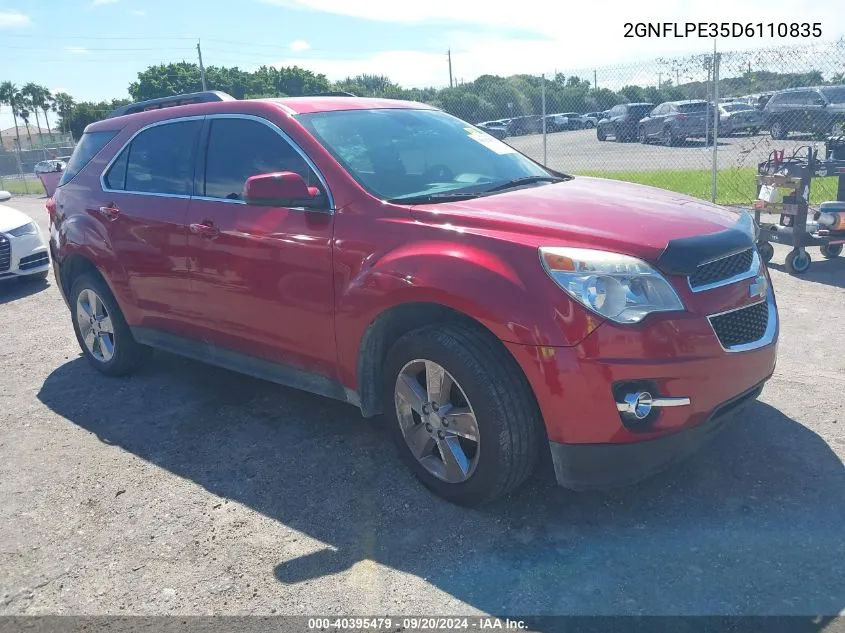 2GNFLPE35D6110835 2013 Chevrolet Equinox 2Lt