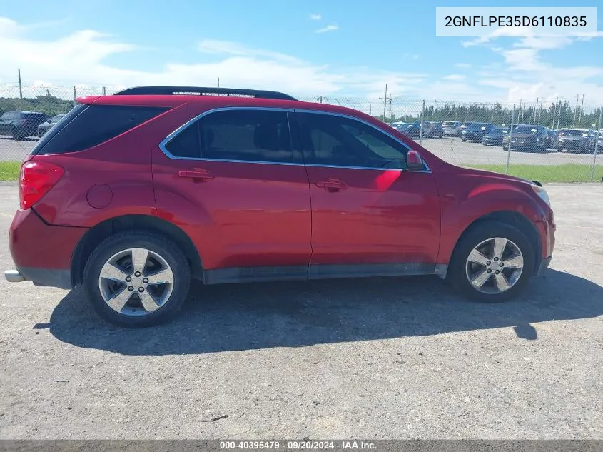 2GNFLPE35D6110835 2013 Chevrolet Equinox 2Lt