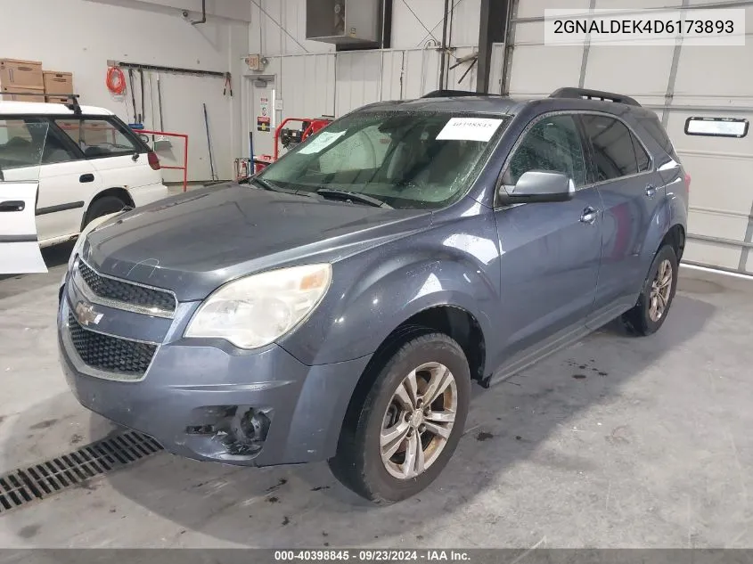 2013 Chevrolet Equinox Lt VIN: 2GNALDEK4D6173893 Lot: 40398845