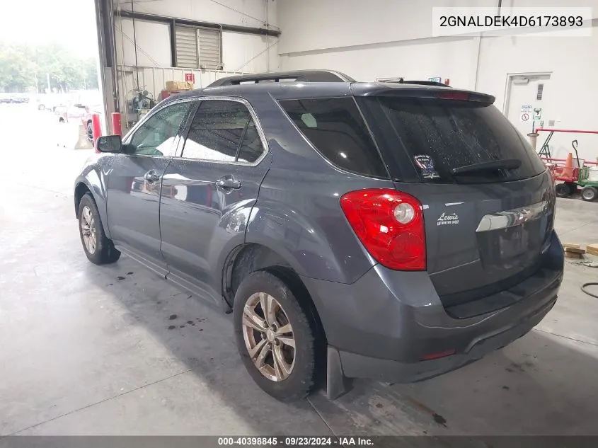 2013 Chevrolet Equinox Lt VIN: 2GNALDEK4D6173893 Lot: 40398845