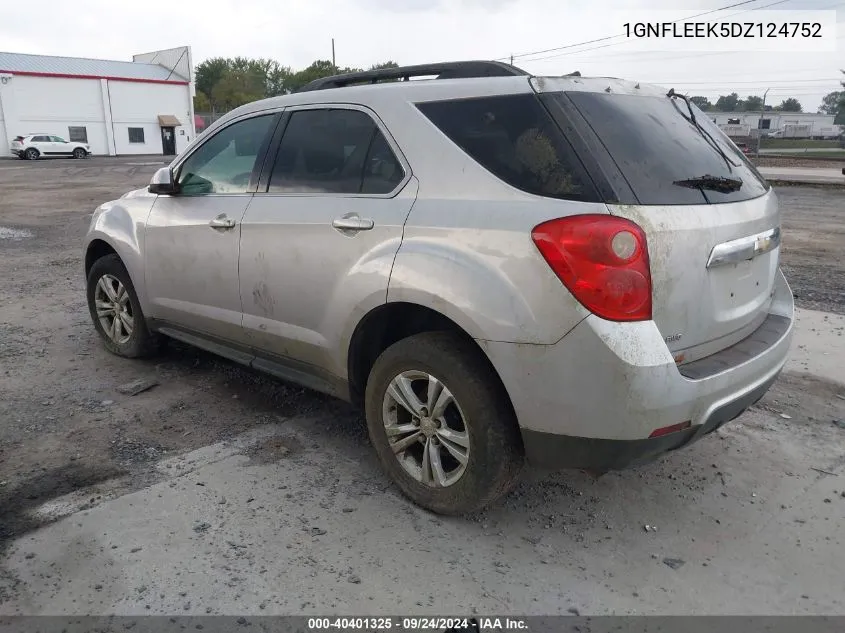 1GNFLEEK5DZ124752 2013 Chevrolet Equinox 1Lt