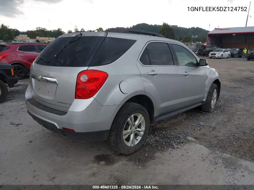 1GNFLEEK5DZ124752 2013 Chevrolet Equinox 1Lt