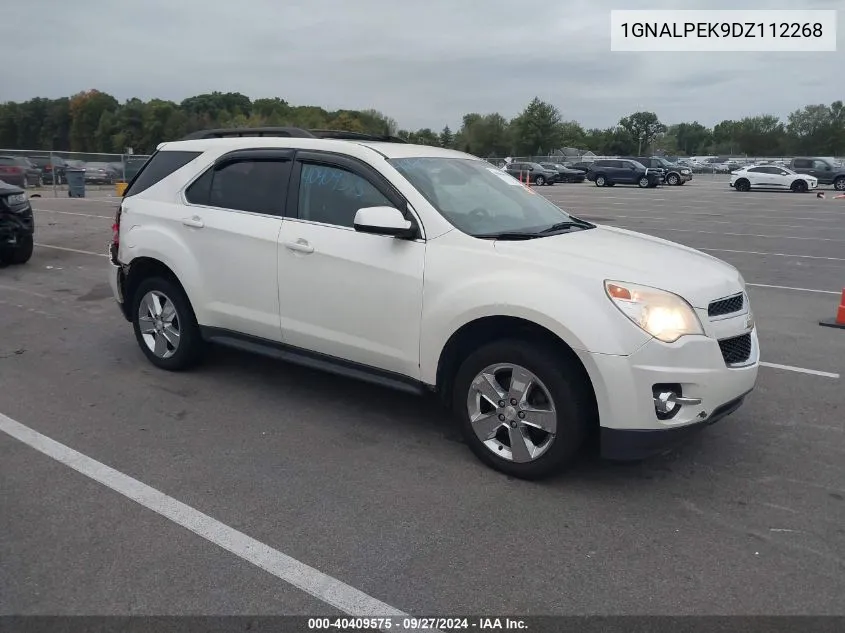 2013 Chevrolet Equinox 2Lt VIN: 1GNALPEK9DZ112268 Lot: 40409575