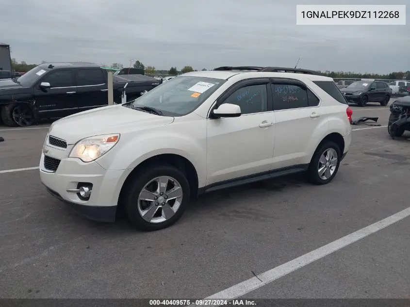 2013 Chevrolet Equinox 2Lt VIN: 1GNALPEK9DZ112268 Lot: 40409575