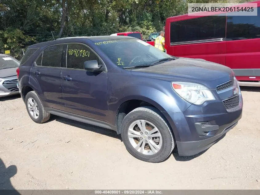 2GNALBEK2D6154425 2013 Chevrolet Equinox Ls