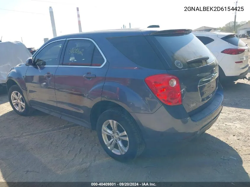 2GNALBEK2D6154425 2013 Chevrolet Equinox Ls