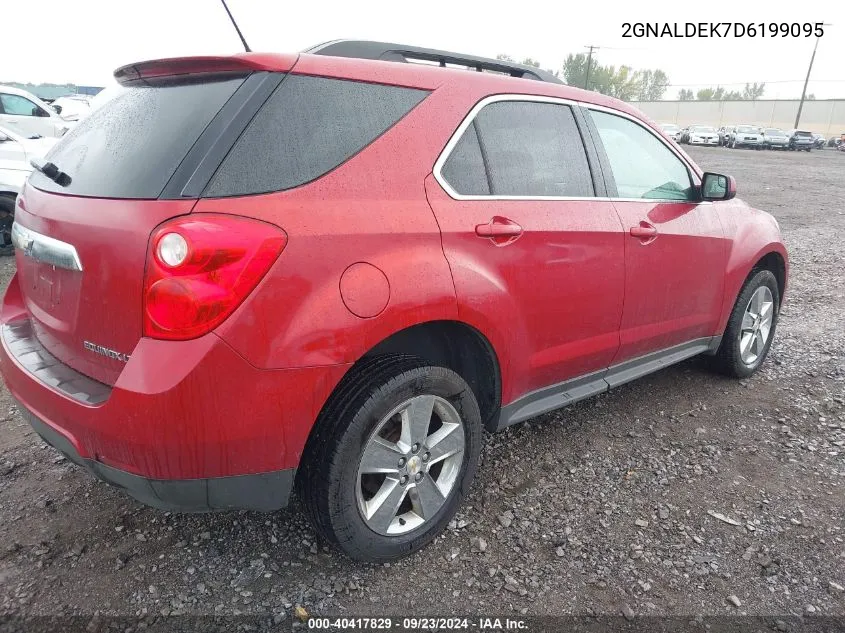 2013 Chevrolet Equinox 1Lt VIN: 2GNALDEK7D6199095 Lot: 40417829