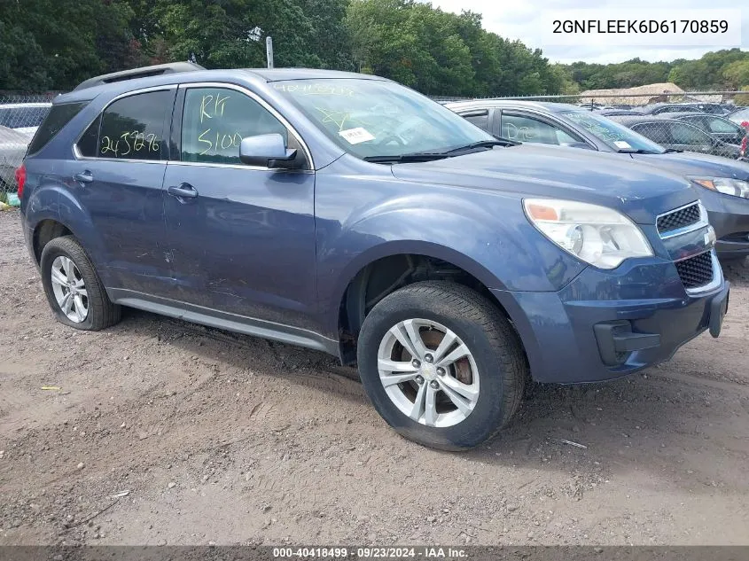 2GNFLEEK6D6170859 2013 Chevrolet Equinox 1Lt