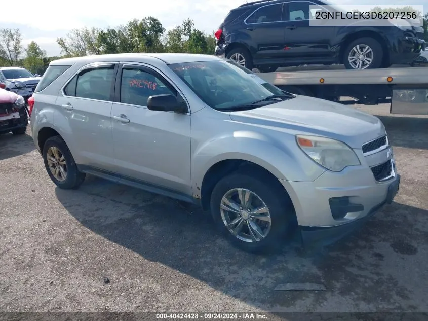 2013 Chevrolet Equinox Ls VIN: 2GNFLCEK3D6207256 Lot: 40424428