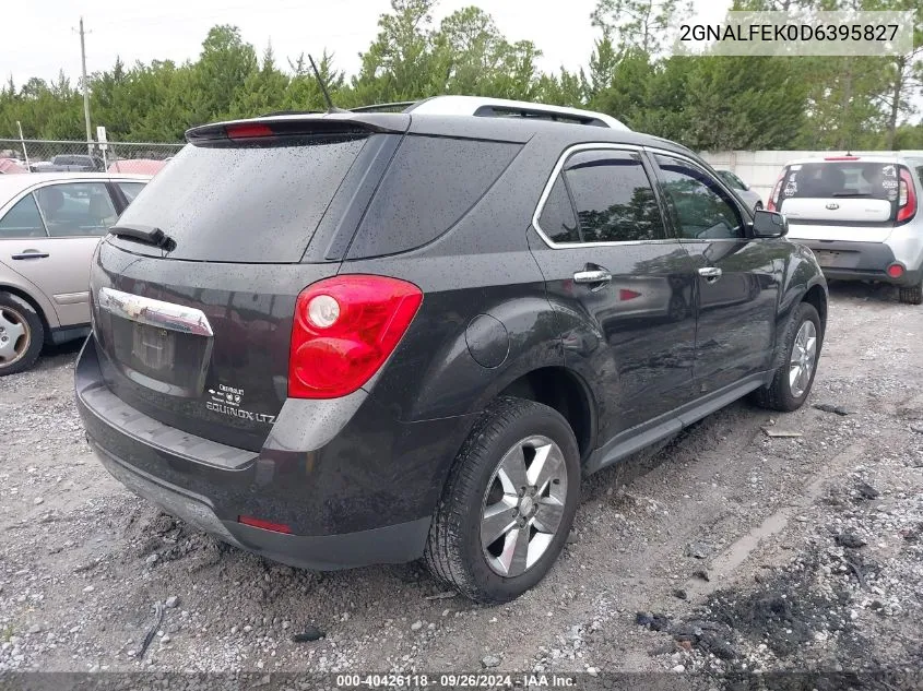 2013 Chevrolet Equinox Ltz VIN: 2GNALFEK0D6395827 Lot: 40426118