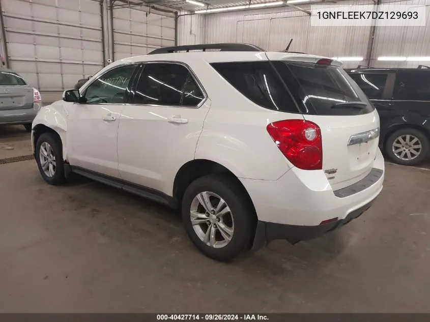 2013 Chevrolet Equinox Lt VIN: 1GNFLEEK7DZ129693 Lot: 40427714