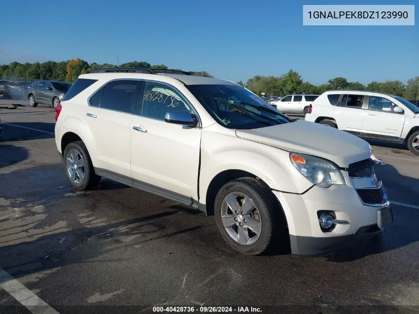 1GNALPEK8DZ123990 2013 Chevrolet Equinox 2Lt