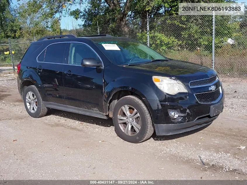 2013 Chevrolet Equinox Lt VIN: 2GNFLNEK8D6193883 Lot: 40431147