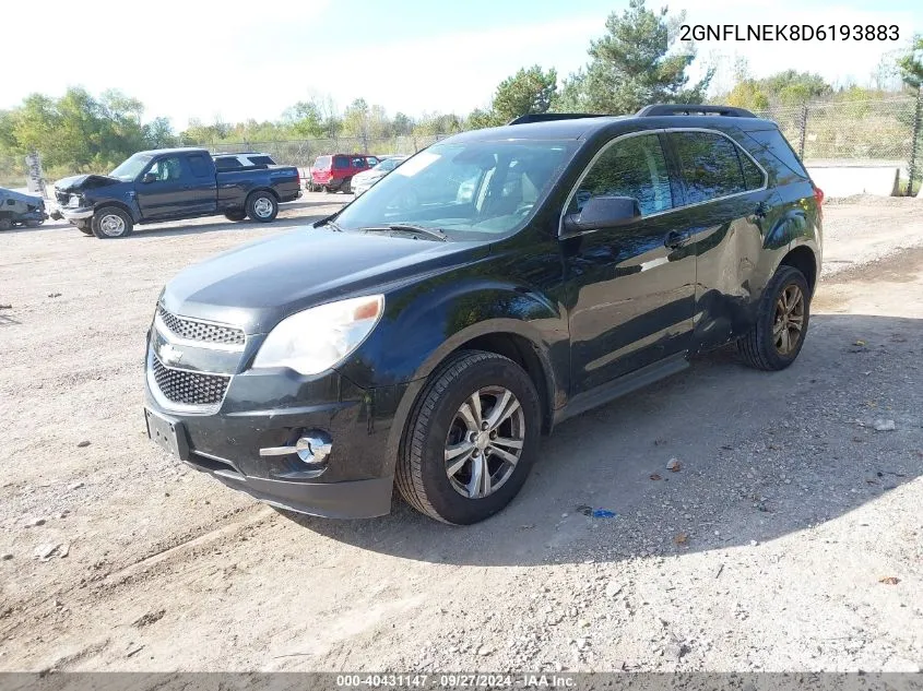 2013 Chevrolet Equinox Lt VIN: 2GNFLNEK8D6193883 Lot: 40431147