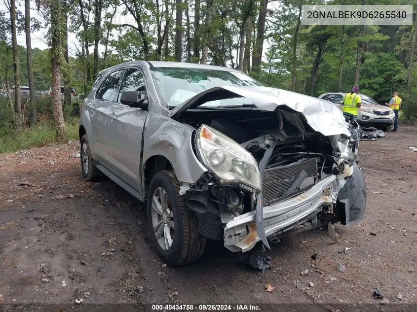 2GNALBEK9D6265540 2013 Chevrolet Equinox Ls