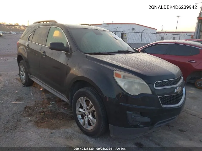 2013 Chevrolet Equinox 1Lt VIN: 2GNALDEK4D6239942 Lot: 40438430