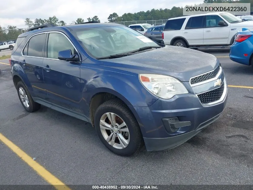 2GNALDEKXD6422360 2013 Chevrolet Equinox 1Lt