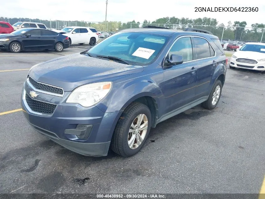 2GNALDEKXD6422360 2013 Chevrolet Equinox 1Lt