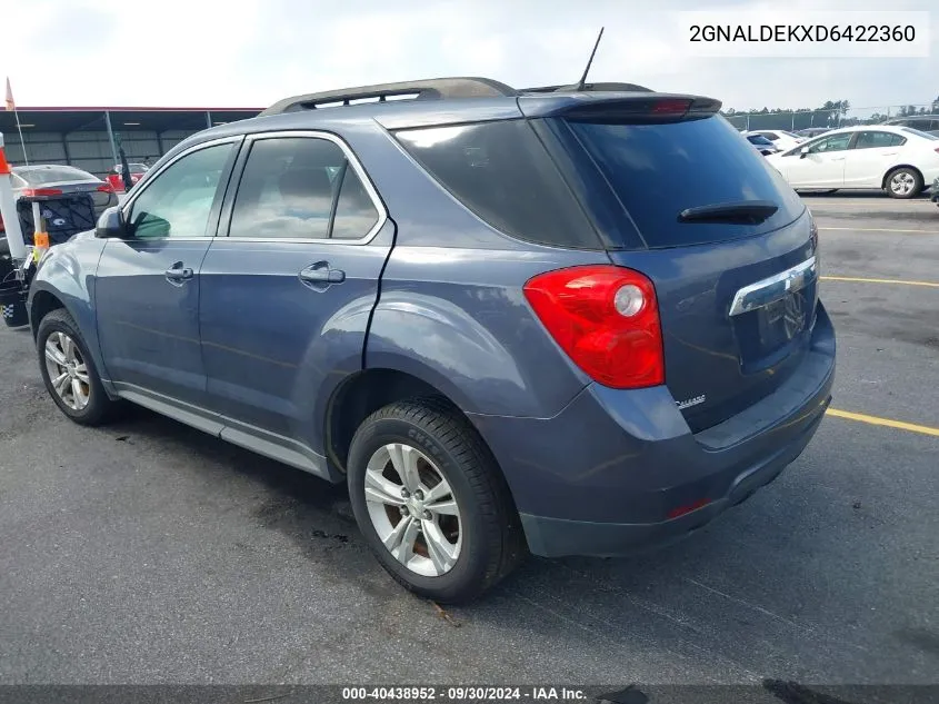 2GNALDEKXD6422360 2013 Chevrolet Equinox 1Lt