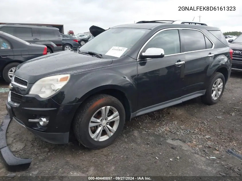 2013 Chevrolet Equinox Ltz VIN: 2GNALFEK8D6161323 Lot: 40440857