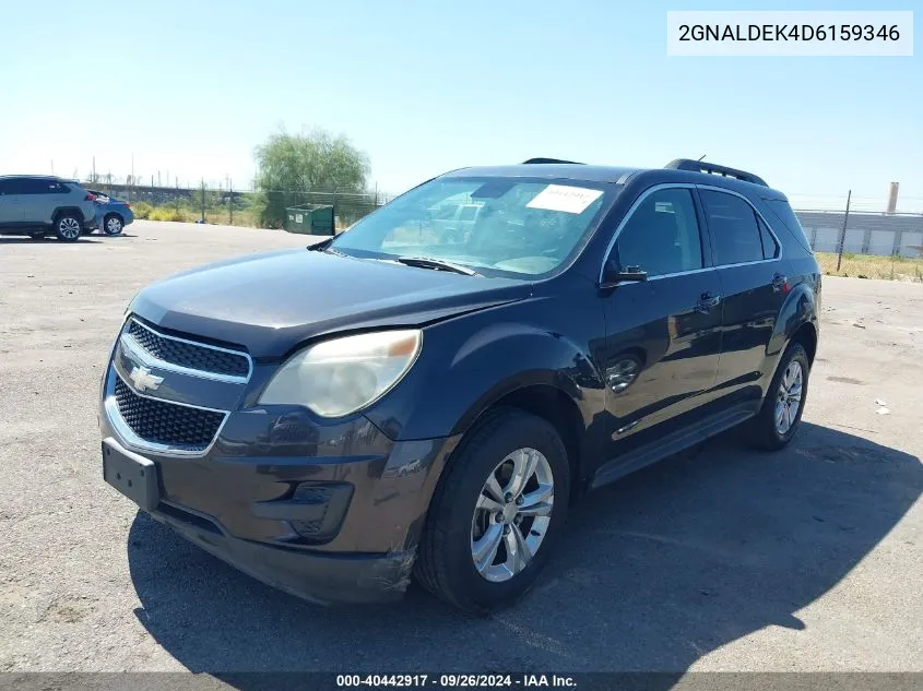 2GNALDEK4D6159346 2013 Chevrolet Equinox 1Lt