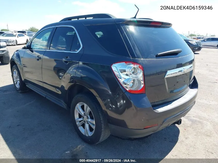 2GNALDEK4D6159346 2013 Chevrolet Equinox 1Lt