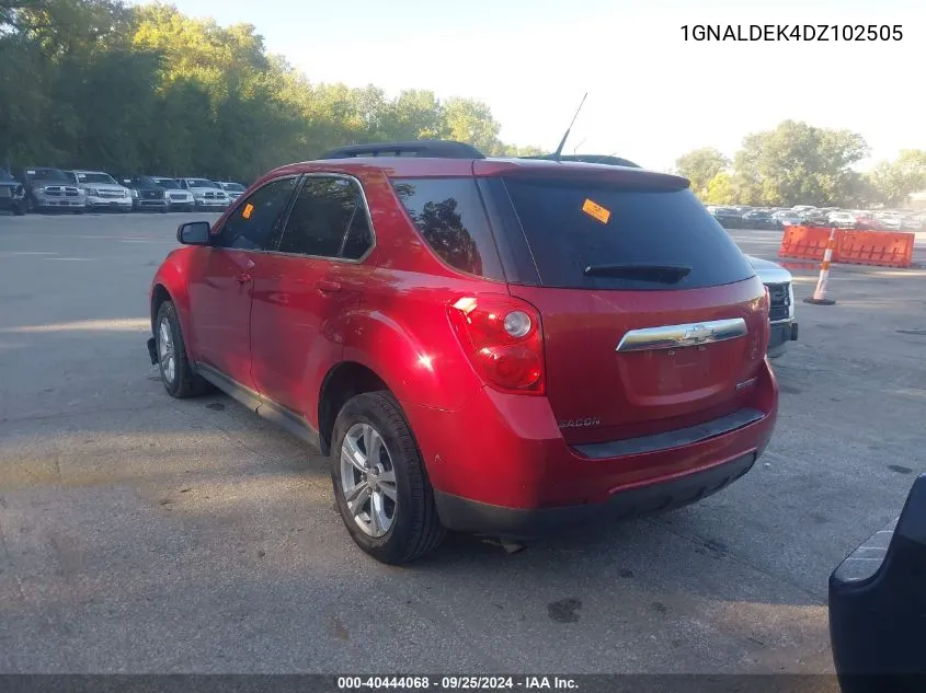 1GNALDEK4DZ102505 2013 Chevrolet Equinox 1Lt