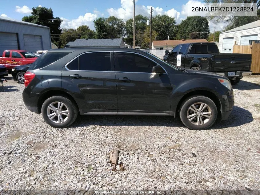 2013 Chevrolet Equinox Ls VIN: 2GNALBEK7D1228824 Lot: 40447552