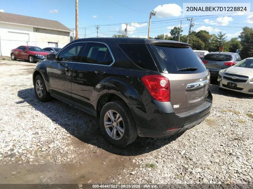 2013 Chevrolet Equinox Ls VIN: 2GNALBEK7D1228824 Lot: 40447552