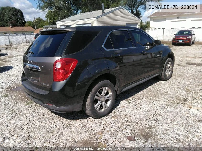 2013 Chevrolet Equinox Ls VIN: 2GNALBEK7D1228824 Lot: 40447552