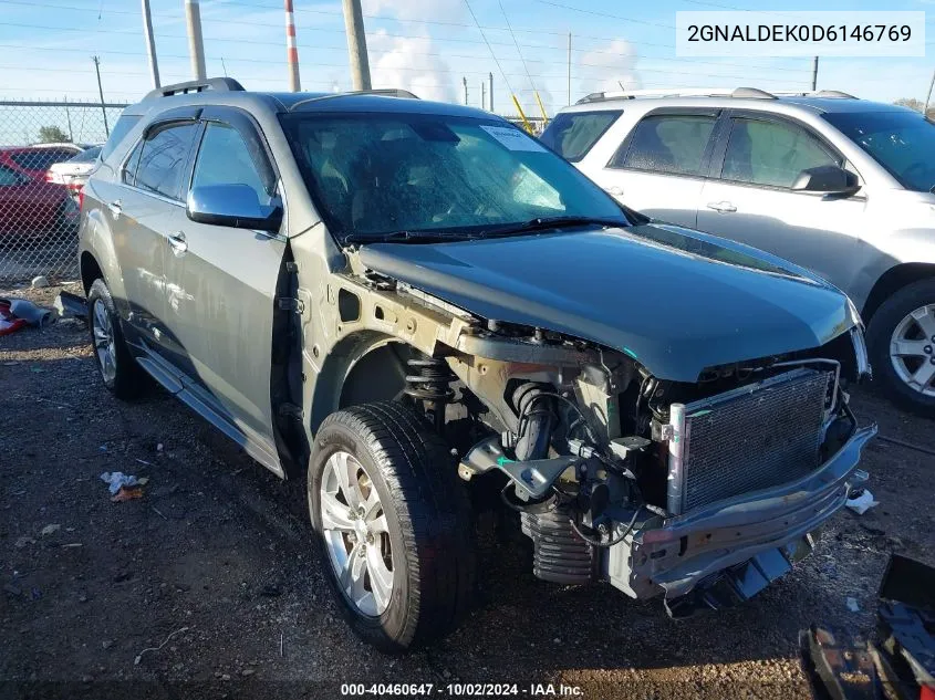 2013 Chevrolet Equinox 1Lt VIN: 2GNALDEK0D6146769 Lot: 40460647