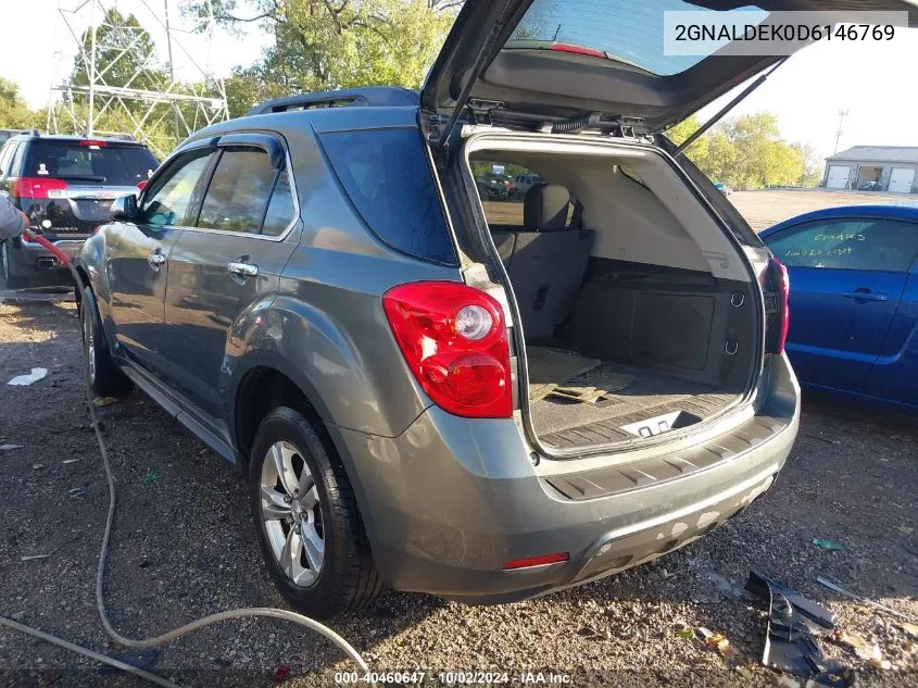 2013 Chevrolet Equinox 1Lt VIN: 2GNALDEK0D6146769 Lot: 40460647