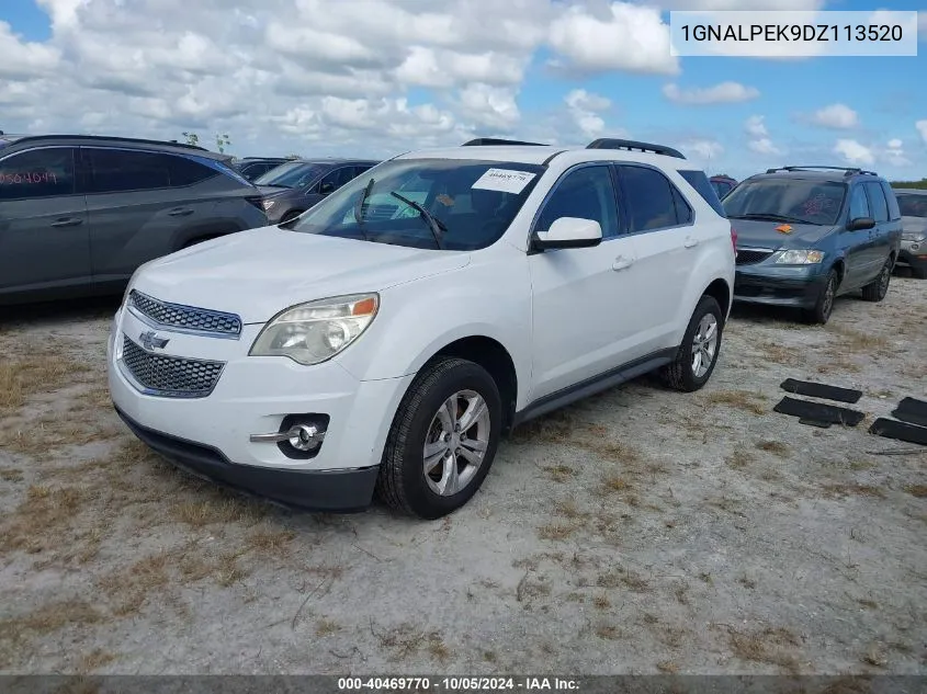 2013 Chevrolet Equinox 2Lt VIN: 1GNALPEK9DZ113520 Lot: 40469770