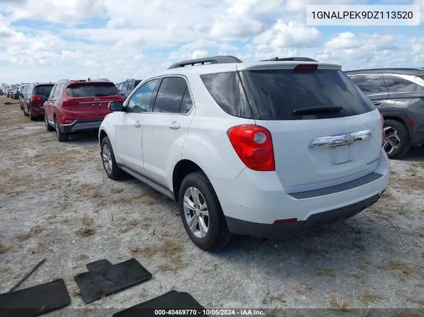 2013 Chevrolet Equinox 2Lt VIN: 1GNALPEK9DZ113520 Lot: 40469770