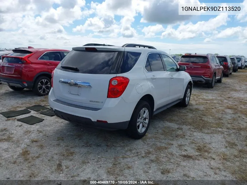 2013 Chevrolet Equinox 2Lt VIN: 1GNALPEK9DZ113520 Lot: 40469770