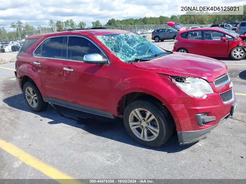 2013 Chevrolet Equinox 1Lt VIN: 2GNALDEK4D6125021 Lot: 40475358