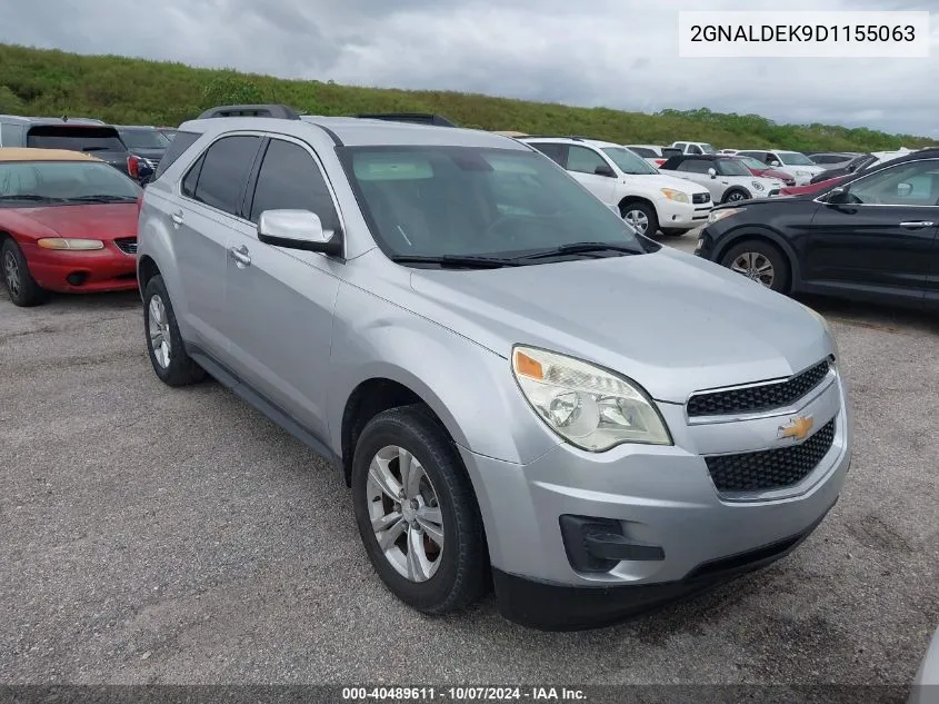 2013 Chevrolet Equinox Lt VIN: 2GNALDEK9D1155063 Lot: 40489611